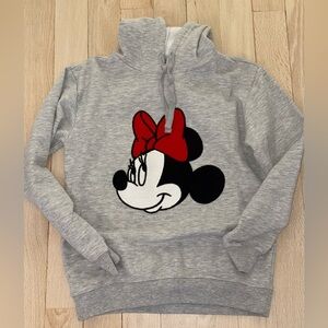 Disney Gray Minnie Mouse Hoodie